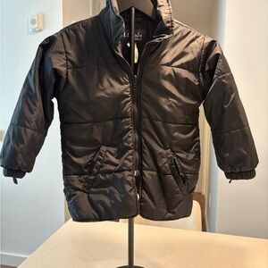 L.L. Bean Kids Black Puffer Jacket, Size 6